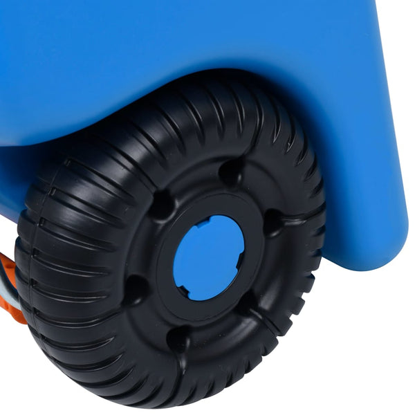 vidaXL Camping Water Tank with Wheels 25 L Blue
