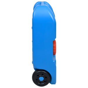 vidaXL Camping Water Tank with Wheels 40 L Blue