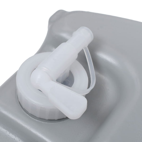 vidaXL Rolling Camping Water Tank 40 L Grey
