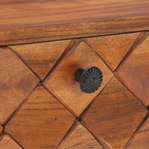 vidaXL Coffee table 68 x 68 x 38 cm Solid acacia wood