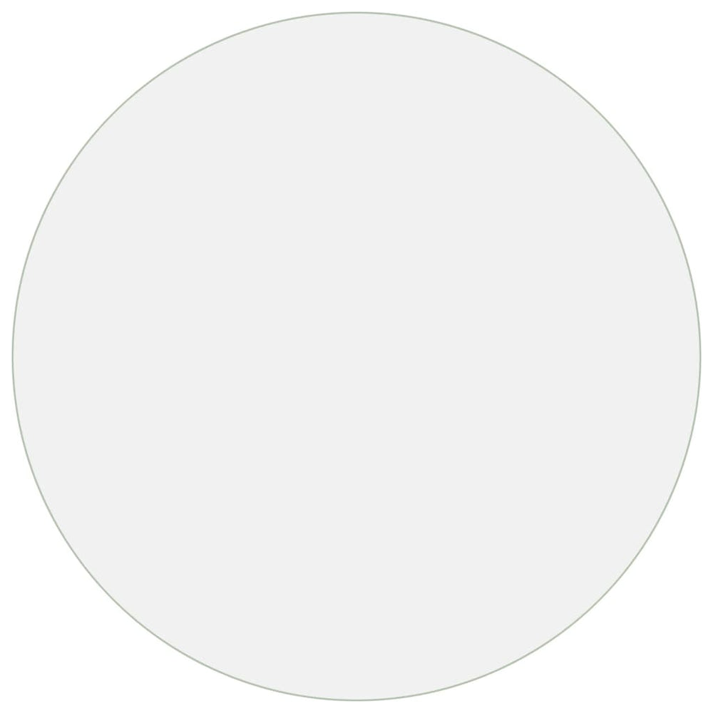 vidaXL Table Protector Matte Ø 90 cm 2 mm PVC