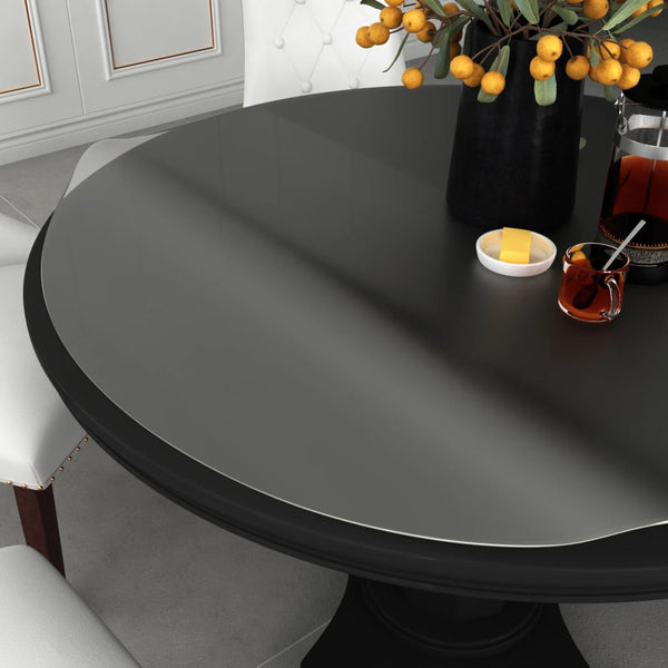 vidaXL Matt Table Protector Ø 100 cm 1.6 mm PVC