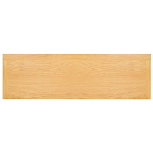 vidaXL Console Table 83x30x73 cm Solid Oak Wood