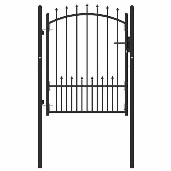 vidaXL Gate with Spikes EMMEN 100 x 125 cm