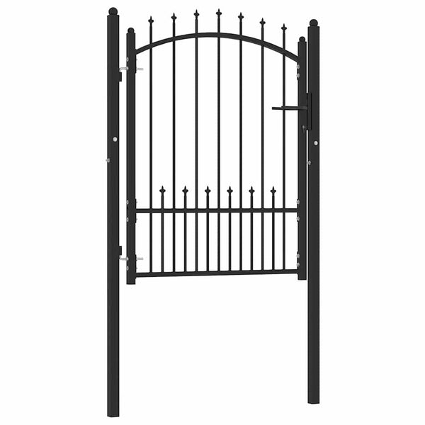 vidaXL Gate with Spikes EMMEN 100 x 125 cm