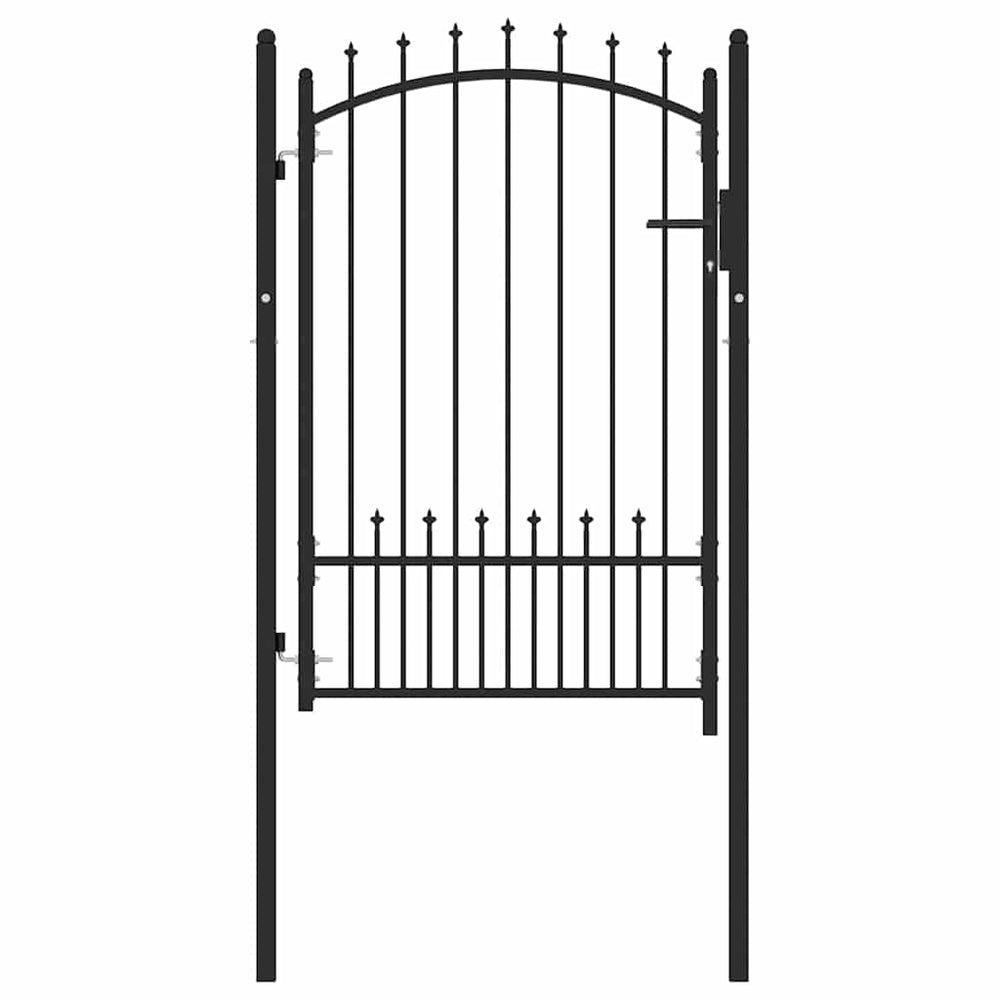vidaXL Emmen Garden Gate with Finials 100 x 150 cm