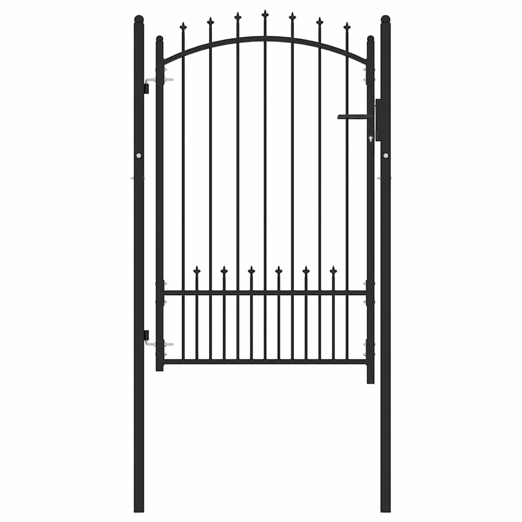 vidaXL Emmen Garden Gate with Finials 100 x 150 cm