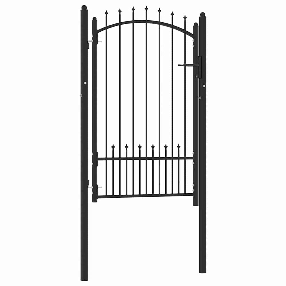 vidaXL Emmen Garden Gate with Finials 100 x 150 cm