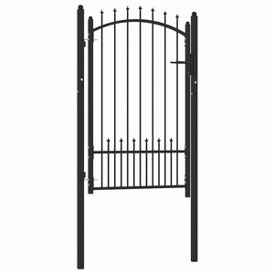 vidaXL Emmen Garden Gate with Finials 100 x 150 cm