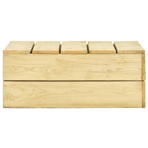 vidaXL 4-piece Garden Lounge Set Impregnated Pinewood