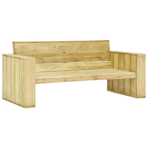 vidaXL 4-piece Garden Lounge Set Impregnated Pinewood