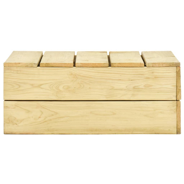 vidaXL 3-Piece Garden Lounge Set Impregnated Pinewood