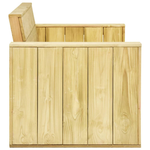 vidaXL 2-Piece Garden Lounge Set Impregnated Pinewood