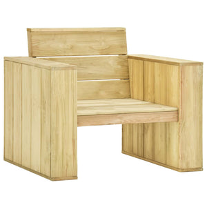 vidaXL 4-piece Garden Lounge Set Impregnated Pinewood