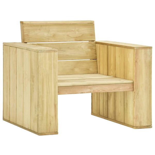 vidaXL 4-piece Garden Lounge Set Impregnated Pinewood