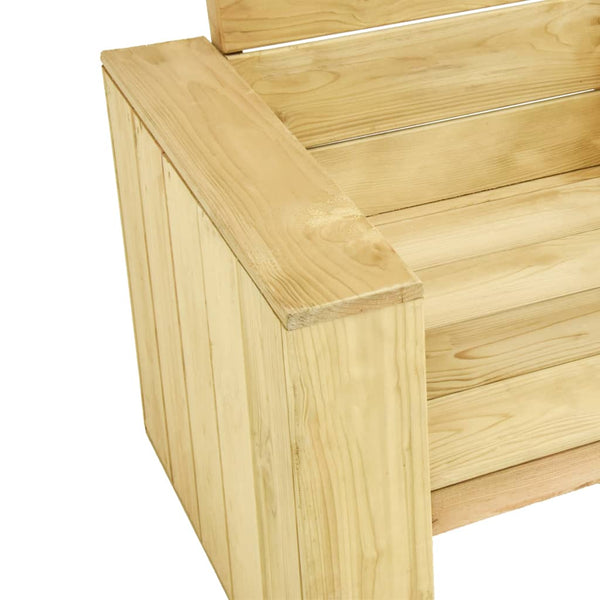 vidaXL 4-piece Garden Lounge Set Impregnated Pinewood