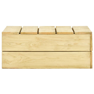 vidaXL 3-Piece Garden Lounge Set Impregnated Pinewood