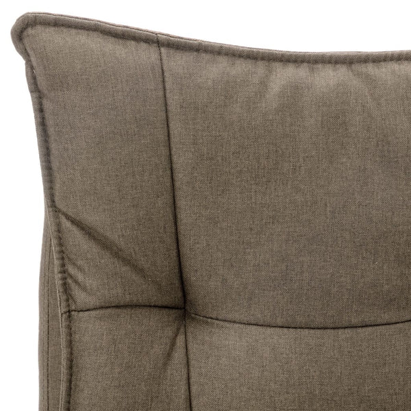 vidaXL Massage Office Chair Taupe Fabric