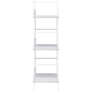 vidaXL Bookcase with 3 Shelves White 60x27.6x90.5 cm Engineered Wood
