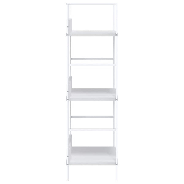 vidaXL Bookcase with 3 Shelves White 60x27.6x90.5 cm Engineered Wood