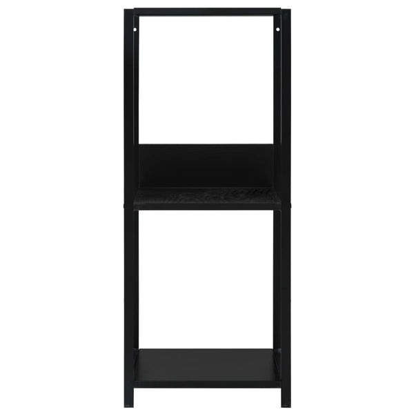 vidaXL Small Bookcase Black 33.5x39.6x79.7 cm Engineered Wood