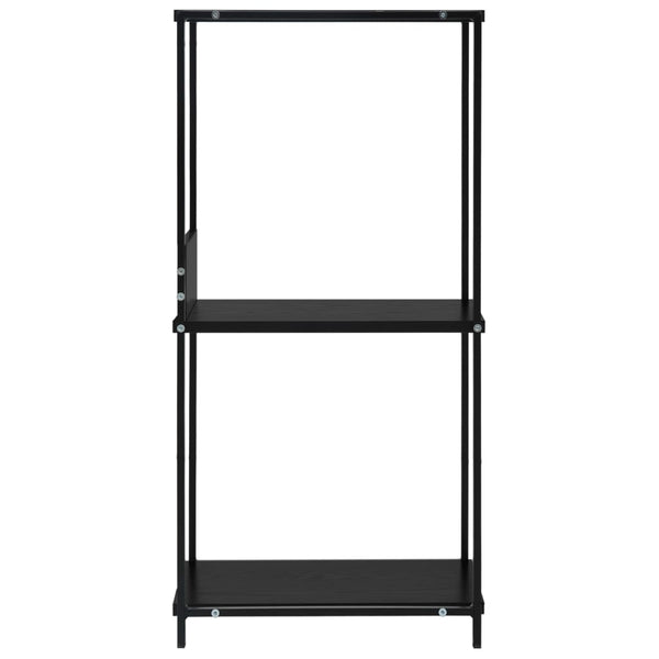 vidaXL Small Bookcase Black 33.5x39.6x79.7 cm Engineered Wood