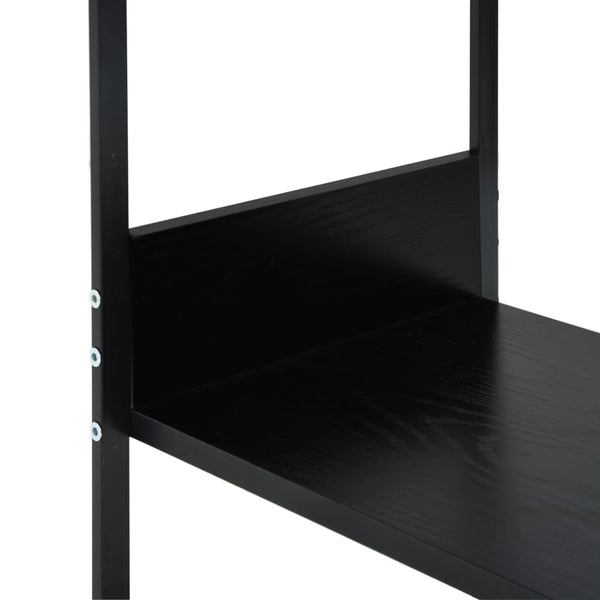 vidaXL Small Bookcase Black 33.5x39.6x79.7 cm Engineered Wood