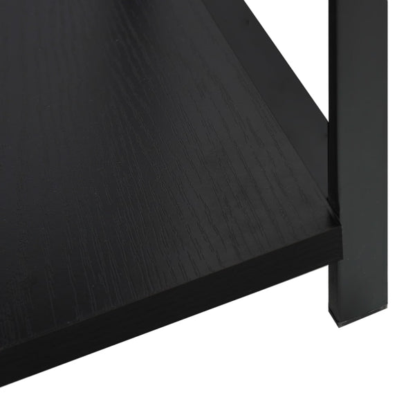 vidaXL Small Bookcase Black 33.5x39.6x79.7 cm Engineered Wood