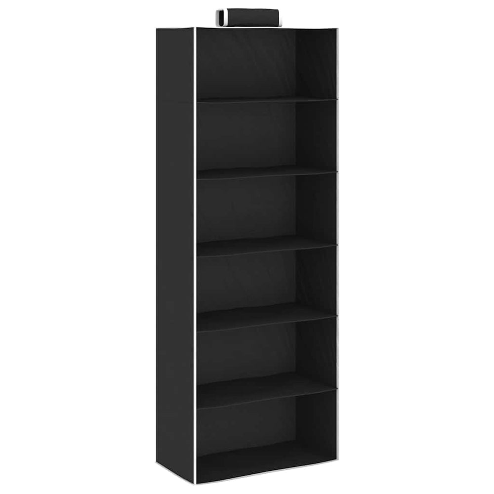 vidaXL Hanging Cabinet Storage Organizers 2 pcs. with 6 Compartments Fabric