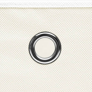 vidaXL Storage Boxes with Lids 4 pcs. White 32x32x32 cm Fabric