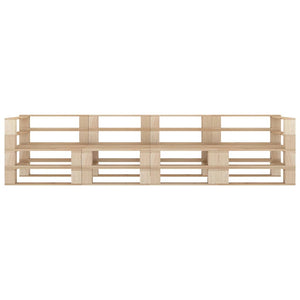 vidaXL Garden Pallet Sofa 4-Seater Wood
