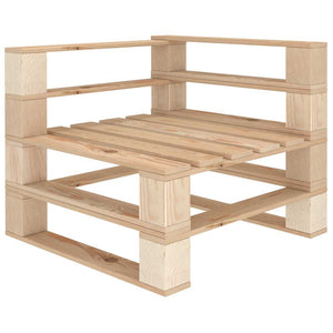 vidaXL Garden Pallet Sofa 4-Seater Wood