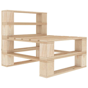 vidaXL Garden Pallet Sofa 4-Seater Wood