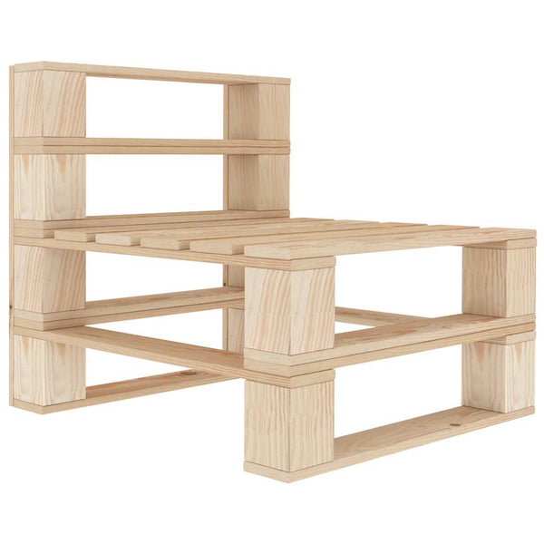 vidaXL Garden Pallet Sofa 4-Seater Wood