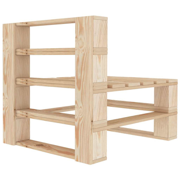vidaXL Garden Pallet Sofa 4-Seater Wood