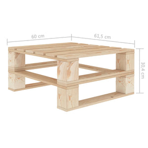 vidaXL 5-piece pallet wood garden lounge set