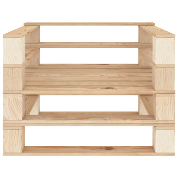 vidaXL 5-piece pallet wood garden lounge set