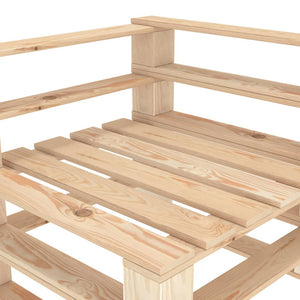 vidaXL 6-Piece Pallet Garden Lounge Set Wood