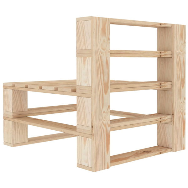 vidaXL 6-Piece Pallet Garden Lounge Set Wood