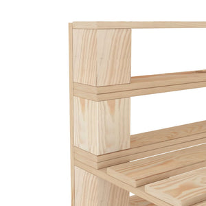 vidaXL 6-Piece Pallet Garden Lounge Set Wood