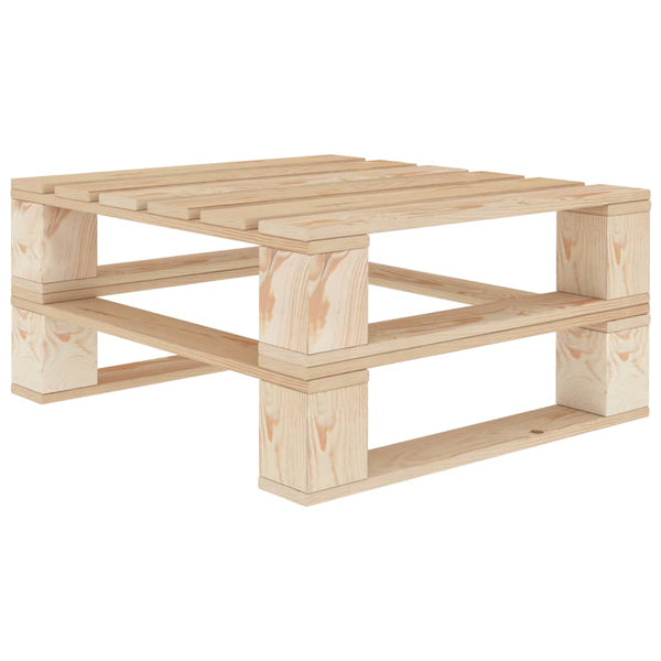 vidaXL 7-piece Pallet Garden Lounge Set Wood