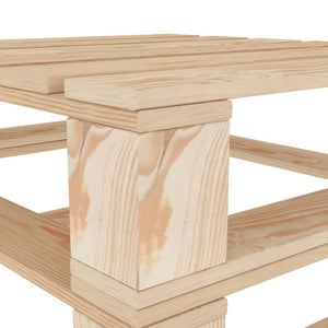 vidaXL 7-piece Pallet Garden Lounge Set Wood