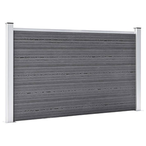vidaXL Garden Fence WPC 872x106 cm Grey