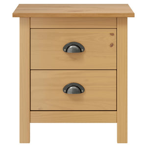 vidaXL Bedside Tables Hill 2 pcs. 46x35x49.5 cm Solid Pine Wood