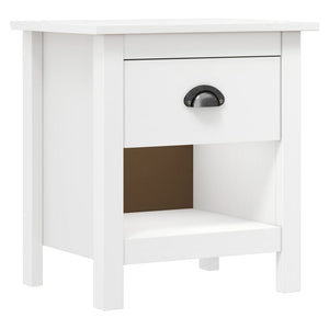 vidaXL Bedside Cabinets 2 pcs. Hill 46x35x49.5 cm Solid Pine Wood
