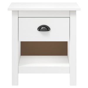 vidaXL Bedside Cabinets 2 pcs. Hill 46x35x49.5 cm Solid Pine Wood