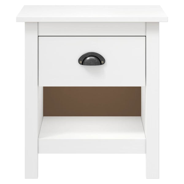 vidaXL Bedside Cabinets 2 pcs. Hill 46x35x49.5 cm Solid Pine Wood
