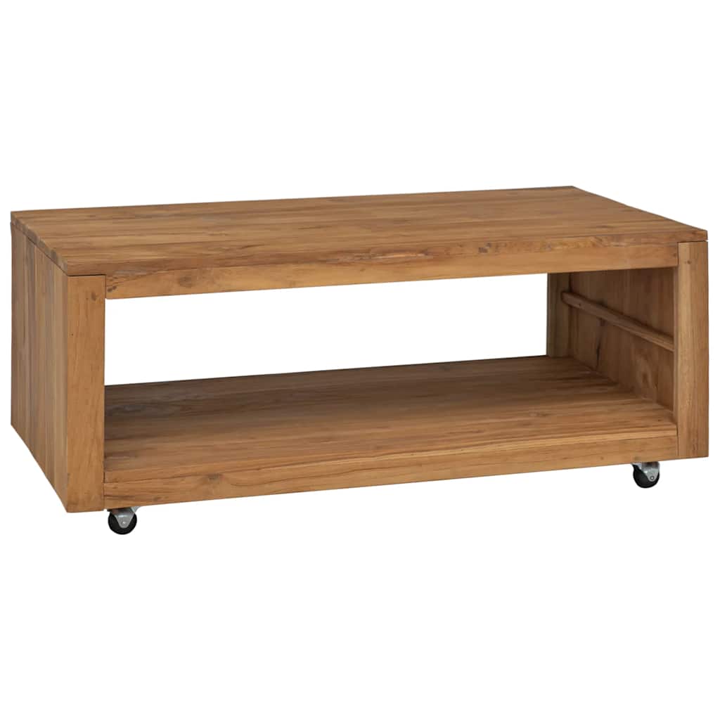 vidaXL Coffee Table 110x60x40 cm Solid Teak Wood