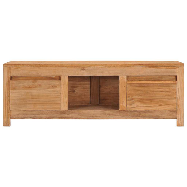 vidaXL TV Cabinet 100x30x35 cm Solid Teak Wood