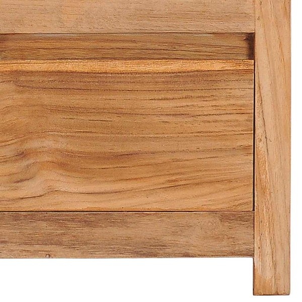 vidaXL TV Cabinet 100x30x35 cm Solid Teak Wood